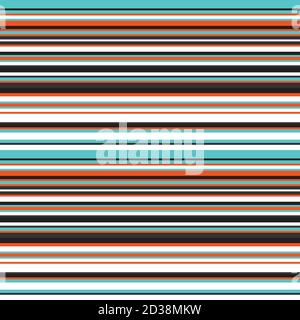 Seamless pattern with horizontal colored lines Stock Vector