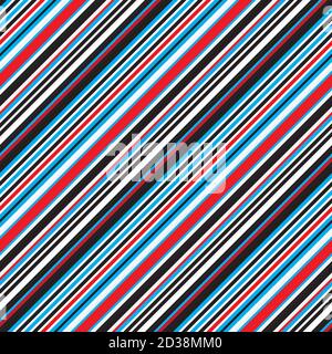 Seamless pattern with oblique colored lines Stock Vector
