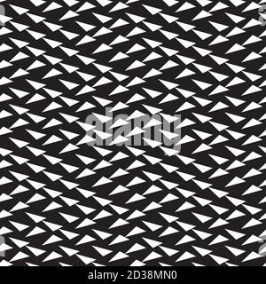 seamless pattern with white triangles Stock Vector