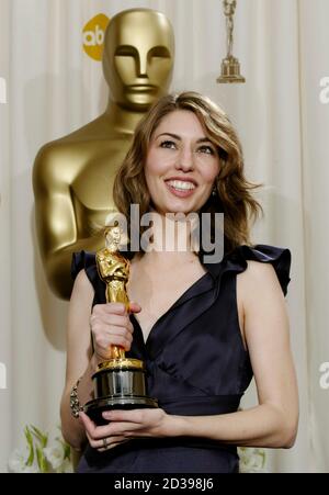 Director Sofia Coppola with her Best Original Screenplay Oscar at the ...