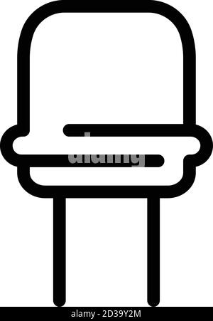 Component capacitor icon, outline style Stock Vector