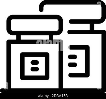 Pen ink icon, outline style Stock Vector