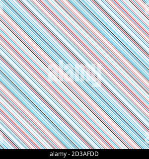 Pattern with diagonal color stripes Stock Vector