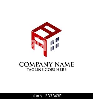 Monogram AA letter logo design, good for real estate logo vector illustration Stock Vector
