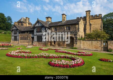 Shibden Hall, Halifax, West Yorkshire, the home of Anne Lister, recently portrayed by Suranne Jones in TVs 'Gentleman Jack' (Summer, august 2020) Stock Photo