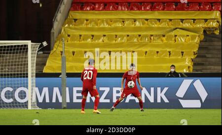 firo: 07.10.2020 Fuvuball: Soccer: Lv§nderspiel national team test match friendly game Germany - Tvºrkei, Turkey Commerzbank Werbebande | usage worldwide