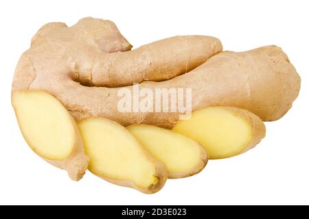 ginger, isolated on white background, clipping path, full depth of field Stock Photo