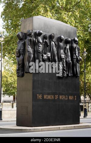 The National Monument to the Women of World War II . Whitehall, London ...