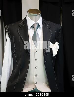 Ceremony handmade man Suit technique model Stock Photo