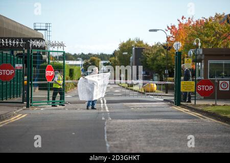 Glenrothes, Scotland, UK. 8 October 2020. Pictured: Sean Clerkin of Action For Scotland.  Credit: Colin Fisher/Alamy Live News. Stock Photo