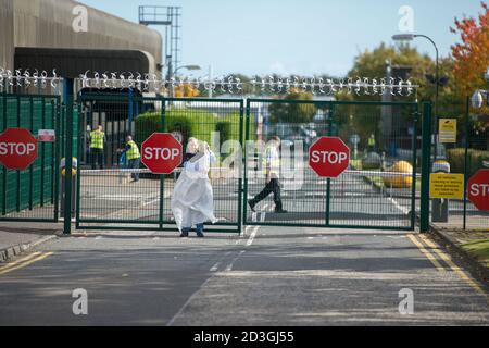 Glenrothes, Scotland, UK. 8 October 2020. Pictured: Sean Clerkin of Action For Scotland.  Credit: Colin Fisher/Alamy Live News. Stock Photo