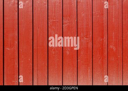 Fresh painted red wood panels texture Stock Photo