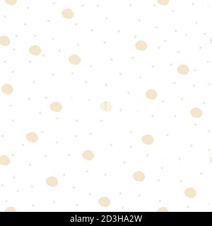 Seamless Pattern with big bubbles on pastel blue background. Repeating Pattern. Vector Illustration Stock Vector