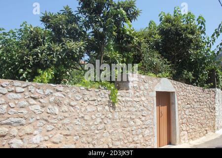 Aeropolis town in Lakonian Mani , Peloponnese , Greece Stock Photo