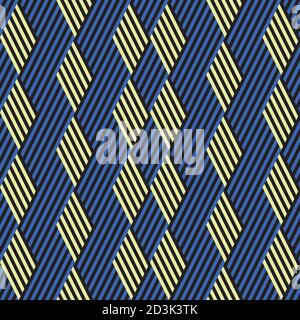 Seamless pattern with oblique colored segments Stock Vector