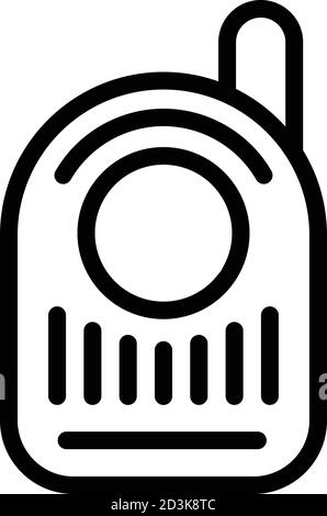 Baby monitor equipment icon, outline style Stock Vector