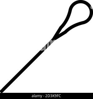 Metal toothpick icon, outline style Stock Vector