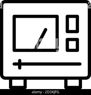 Home voltage regulator icon, outline style Stock Vector