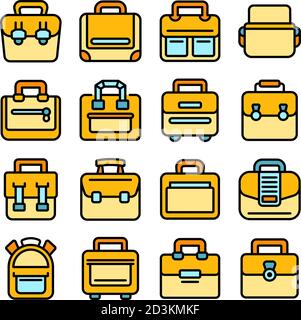 Carrying line icons collection. Tote, Haul, Transport, Move, Shoulder ...