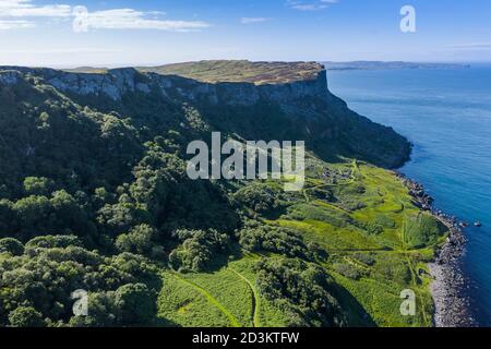 Murlough Bay and Fair Head Ballycastle County Antrim, Northern Ireland Stock Photo