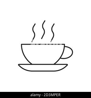 Coffee americano icon element of coffe icon for mobile concept and web apps. Thin line coffee americano icon can be used for web and mobile. Premium Stock Vector