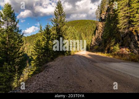 Moon Pass. Wallace, Idaho. Stock Photo