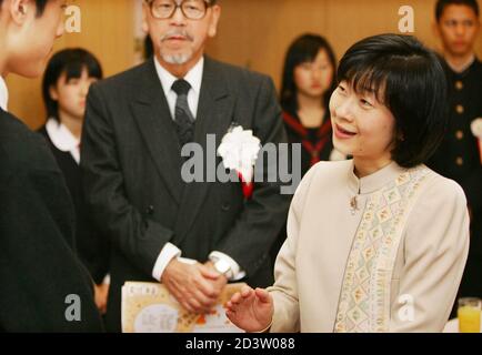 Tokyo Japan Yoshiki Kuroda A Tokyo Metropolitan Government Employee Smiles During A Press Conference With His Wife Princess Sayako At Tokyo S Imperial Hotel On Nov 15 After Their Wedding There Pool