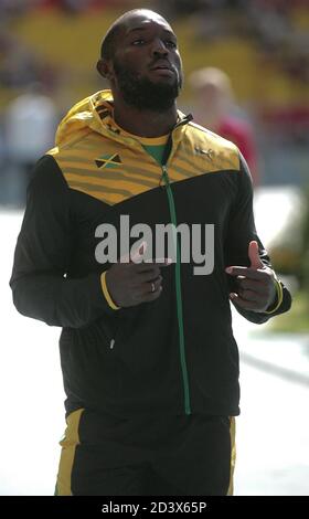 Nickel Ashmeade of Jamaique 4eme Stage 200 M Men During the Championnat du Monde Athlétisme 2013, on August 16 2013 in Moscou - Photo Laurent Lairys / DPPI Stock Photo