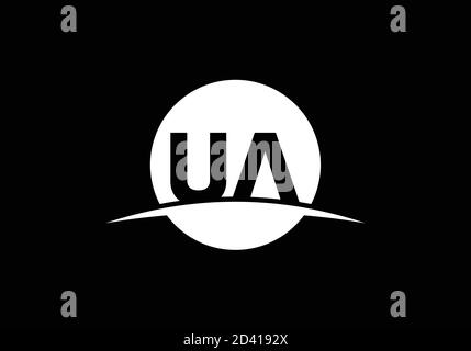 Initial Monogram Letter UA Logo Design Vector Template. Graphic Alphabet Symbol for Corporate Business Identity Stock Vector