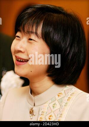 Tokyo Japan Yoshiki Kuroda A Tokyo Metropolitan Government Employee Smiles During A Press Conference With His Wife Princess Sayako At Tokyo S Imperial Hotel On Nov 15 After Their Wedding There Pool