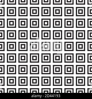 Seamless pattern with black squares Stock Vector