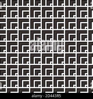 Seamless pattern with black and silver gray lines Stock Vector