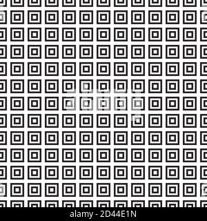 Seamless background with black squares Stock Vector