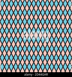 Seamless background with colored rhombuses Stock Vector