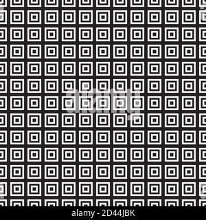 Seamless pattern with black rectangles Stock Vector