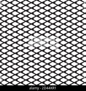 Seamless texture with black geometric forms Stock Vector