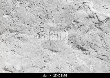 Blank concrete wall white color for texture background Stock Photo