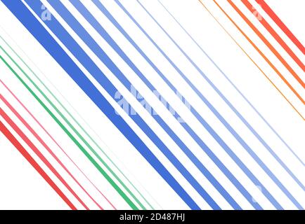 Diagonal, oblique, slanted random lines, stripes. Vector illustration Stock Vector