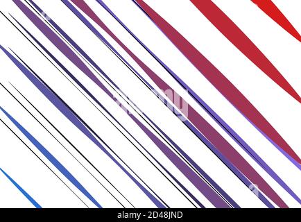 Diagonal, oblique, slanted random lines, stripes. Vector illustration Stock Vector