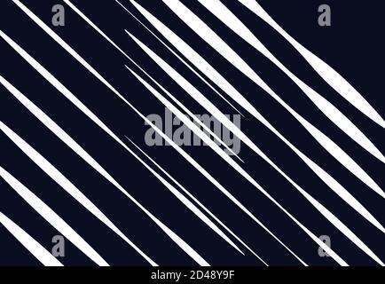Diagonal, oblique, slanted random lines, stripes. Vector illustration Stock Vector