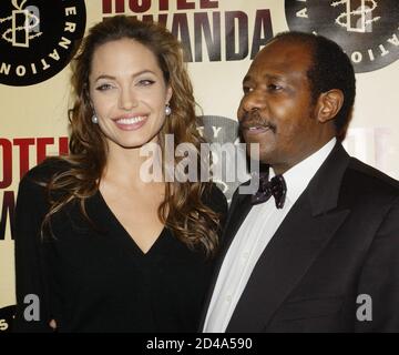ANGELINA JOLIE HOTEL RWANDA FILM PREMIERE ACADEMY OF MOTION PICTURE
