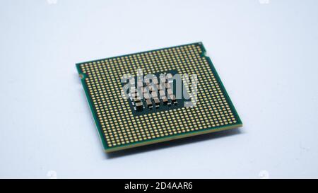close up of computer processor Stock Photo