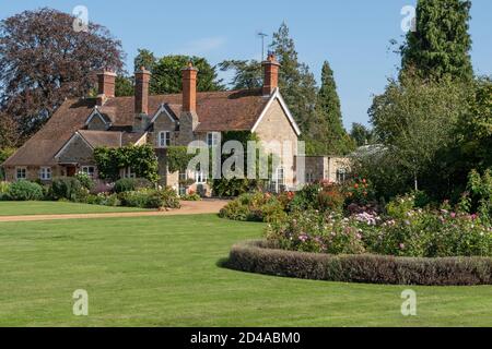 Grand detached house in the grounds of the Castle Ashby estate, Northamptonshire, UK Stock Photo