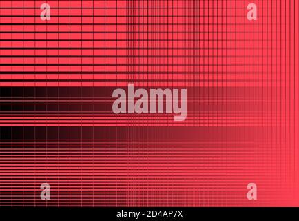 Colorful, black gradient grid, mesh, lattice or grille. Intersected lines editable vector illustration Stock Vector
