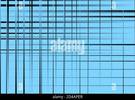 Colorful, black gradient grid, mesh, lattice or grille. Intersected lines editable vector illustration Stock Vector