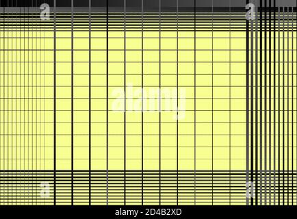 Colorful, black gradient grid, mesh, lattice or grille. Intersected lines editable vector illustration Stock Vector