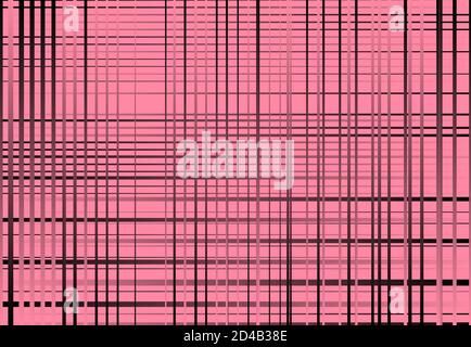 Colorful, black gradient grid, mesh, lattice or grille. Intersected lines editable vector illustration Stock Vector