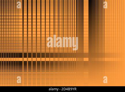 Colorful, black gradient grid, mesh, lattice or grille. Intersected lines editable vector illustration Stock Vector