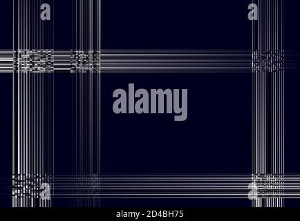 Grayscale mosaic style, tessellation mesh, grid, grill of intersecting straight parallel lines, stripes. Interlace, interlock lines Stock Vector