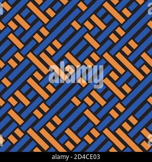 seamless pattern with oblique colored lines Stock Vector